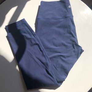 Lululemon 25” Navy Yoga Pant Size 10 (Align?)